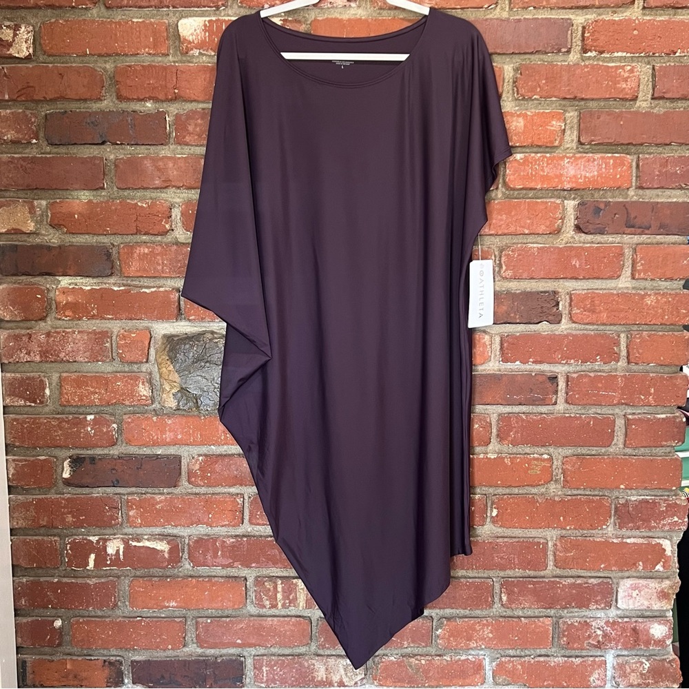 Athleta women’s Sunlover Hilo‎ UPF asymmetrical Dress size large NWT